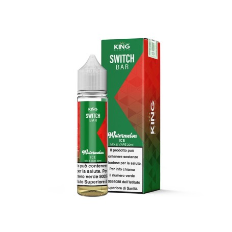 KING LIQUID SHOT SWITCH BAR WATERMELON ICE 20ML IN CHUBBY 60 ML