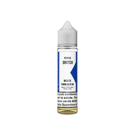 KING LIQUID SHOT SWITCH BLUE TOBACCO 20ML IN CHUBBY 60 ML