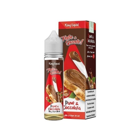 KING LIQUID SHOT TALE & QUALE PANE E CIOCCOLATA 20ML IN CHUBBY 60 ML