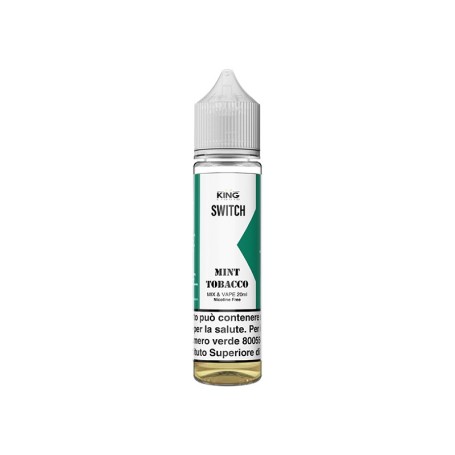 KING LIQUID SHOT SWITCH MINT TOBACCO 20ML IN CHUBBY 60 ML