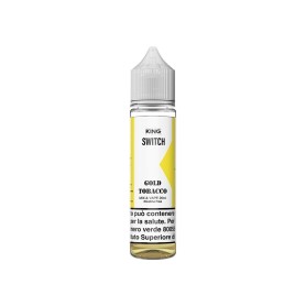 KING LIQUID SHOT SWITCH GOLD TOBACCO 20ML IN CHUBBY 60 ML