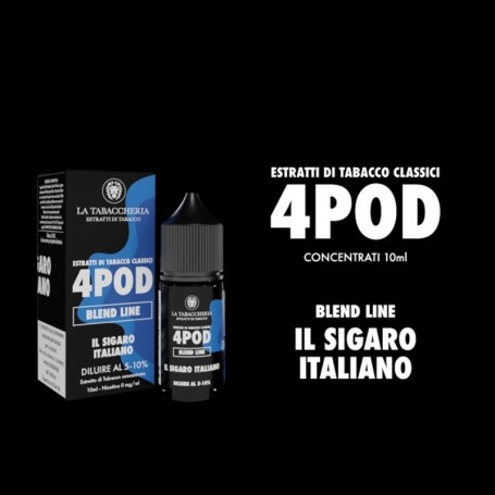 ,LA TABACCHERIA AROMA CONCENTRATO 4POD SIGARO ITALIANO AROMA10ML
