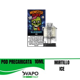 POD PRERICARICATA MONSTER PUFF BLUEBERRY ICE  20