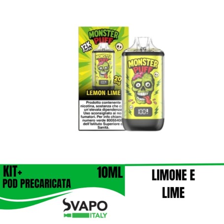 KIT MONSTER PUFF LEMON LIME 20