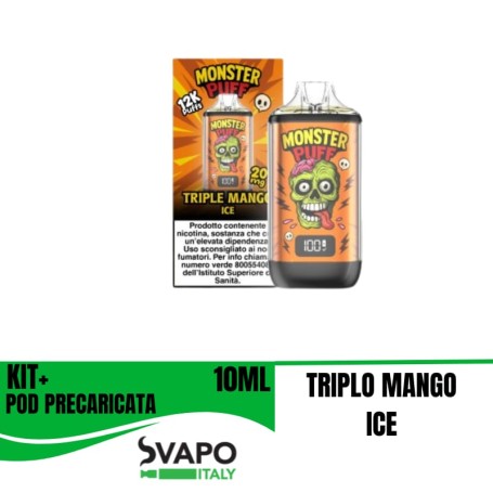 KIT MONSTER PUFF TRIPLE MANGO ICE 20