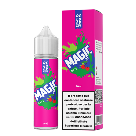 RELOAD VAPE SHOT 20 ML MAGIC ICE CHERRY 20 ML IN CHUBBY 60