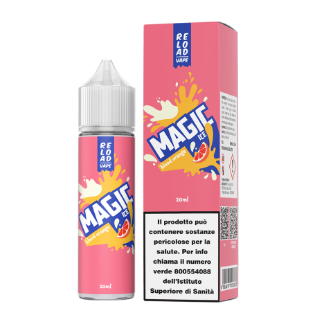 RELOAD VAPE SHOT 20 ML MAGIC ICE BLOOD ORANGE 20 ML IN CHUBBY 60