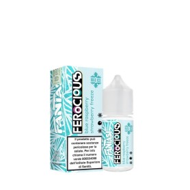 FANTASI FEROCIOUS BLUE RASPBERRY STRAWBERRY FREEZE  10 + 10 MINI SHOT 10 ML IN CHUBBY 30