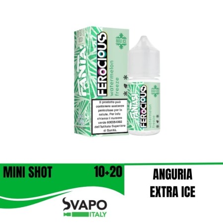 FANTASI FEROCIOUS WATERMELON FREEZE 10 + 10 MINI SHOT 10 ML IN CHUBBY 30