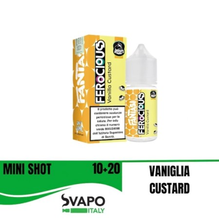 FANTASI FEROCIOUS VANILLA CUSTARD 10 + 10 MINI SHOT 10 ML IN CHUBBY 30