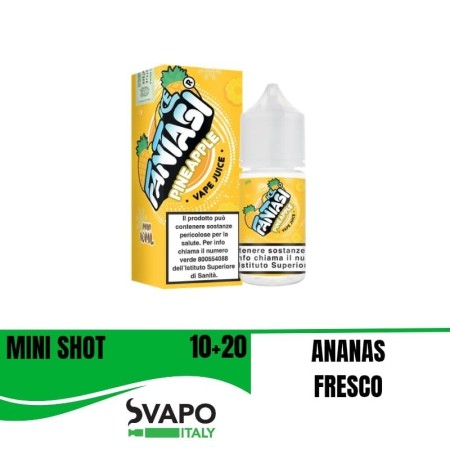 FANTASI PINEAPPLE ICE 10 + 10 MINI SHOT 10 ML IN CHUBBY 30