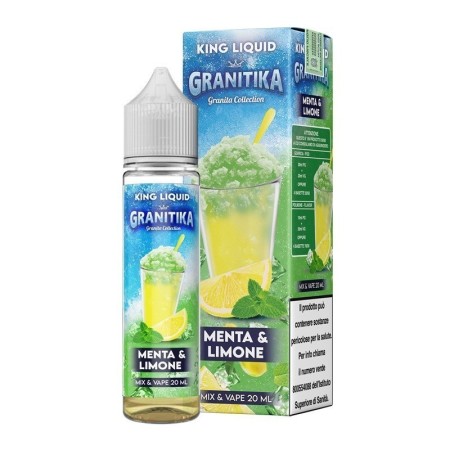 KING LIQUID SHOT GRANITIKA MENTA LIMONE 20ML IN CHUBBY 60 ML