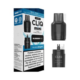 POD PRECARICATA CLIQ MINI 4 ML + 2 ML BLUEBERRY ICE 20 MG  AVOMI