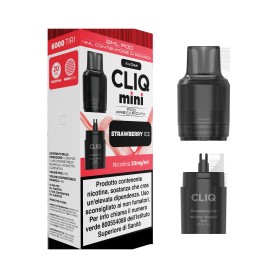 POD PRECARICATA CLIQ MINI 4 ML + 2 ML STRAWBERRY ICE 20 MG  AVOMI