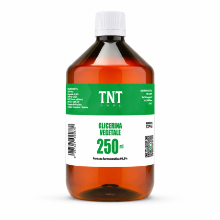 FULL VG TNT VAPE GLICERINA VEGETALE 250 ML IN FLACONE DA 250 ML