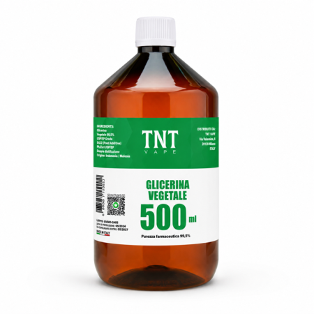 FULL VG TNT VAPE GLICERINA VEGETALE 500 ML IN FLACONE DA 500 ML