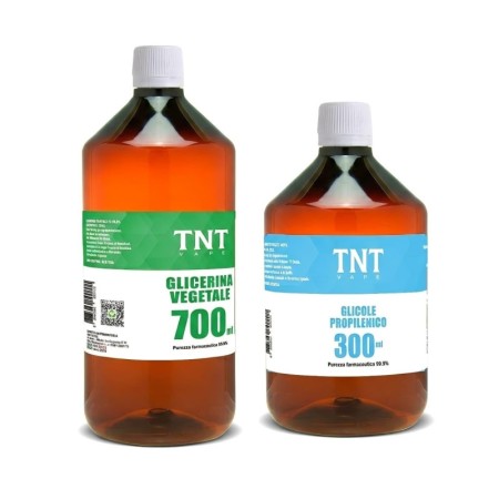 TNT VAPE BASE 1 LITRO SOLUZIONE SCOMPOSTA 70/30