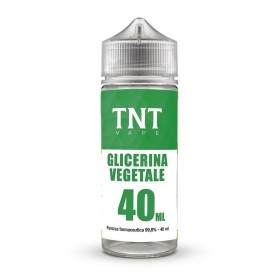 FULL VG TNT VAPE GLICERINA VEGETALE 40 ML IN CHUBBY DA 120 ML