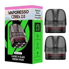 VAPORESSO POD MESH COREX 2.0 DI RICAMBIO LUXE X 0.4 OHM 5 ML 2 PCS