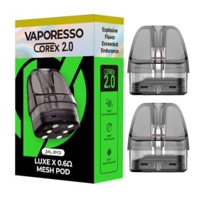 VAPORESSO POD MESH COREX 2.0 DI RICAMBIO LUXE X 0.6 OHM 5 ML 2 PCS