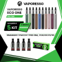 VAPORESSO ECO ONE PRO KIT 1400 MAH 3 ML OGNI 5 KIT ACQUISTATI 1 PACK POD ECO ONE 2 ML + 1 PACK FILTRI DI RICAMBIO ECO ONE