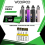 VOOPOO KIT DRAG X3 DTL 80 W TOUCH SCREEN OGNI 2 KIT ACQUISTATI 1 PACCO PNP X IN OMAGGIO