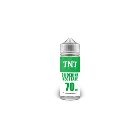 FULL VG TNT VAPE GLICERINA VEGETALE 70 ML IN CHUBBY DA 120 ML
