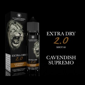 EXTRA DRY 2.0 .LA TABACCHERIA  CAVENDISH SUPREMO SHOT 20 ML CHUBBY 60