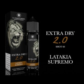 EXTRA DRY 2.0 .LA TABACCHERIA  LATAKIA SUPREMO SHOT 20 ML CHUBBY 60