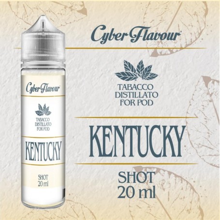 AROMA CYBER FLAVOUR 20 ML SHOT TABACCO FOR POD KENTUCKY IN 60 ML