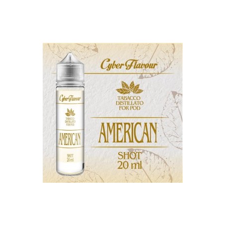 AROMA CYBER FLAVOUR 20 ML SHOT TABACCO FOR POD AMERICAN BLEND IN 60 ML