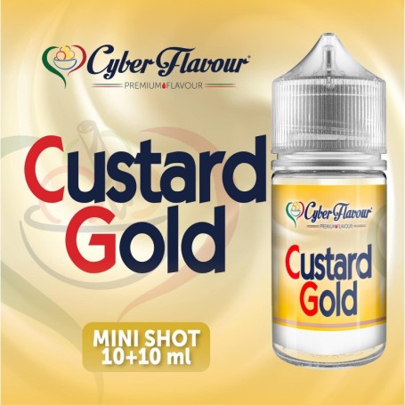 CYBER FLAVOUR CUSTARD GOLD MINI SHOT 10 + 10 CHUBBY DA 30 ML