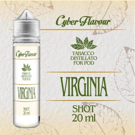 AROMA CYBER FLAVOUR 20 ML SHOT TABACCO FOR POD VIRGINIA IN 60 ML