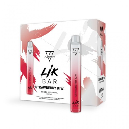LIK BAR SUPREM-E STRAWBERRY KIWI DISPOSABLE POD 600 PUFF 0 MG