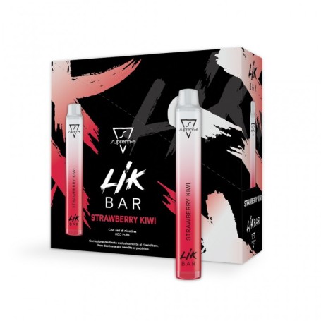 LIK BAR SUPREM-E STRAWBERRY KIWI DISPOSABLE POD 600 PUFF 20 MG