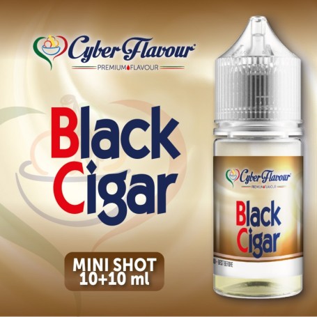 CYBER FLAVOUR BLACK CIGAR MINI SHOT 10 + 10 CHUBBY DA 30 ML