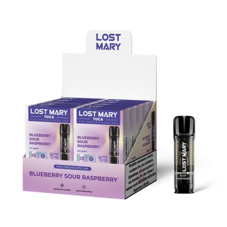 LOST MARY TOCA AIR POD BLUEBERRY SOUR RASPBERRY 20 MG 2 ML 2 PCS