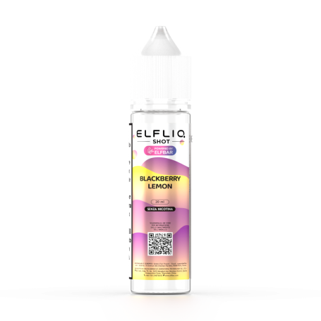 ELFLIQ 20ML BLACKBERRY LEMON 0 MG MIX&VAPE