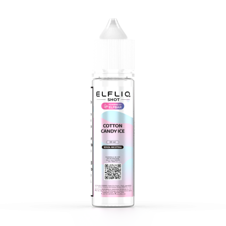 ELFLIQ 20ML COTTON CANDY ICE 0 MG MIX&VAPE