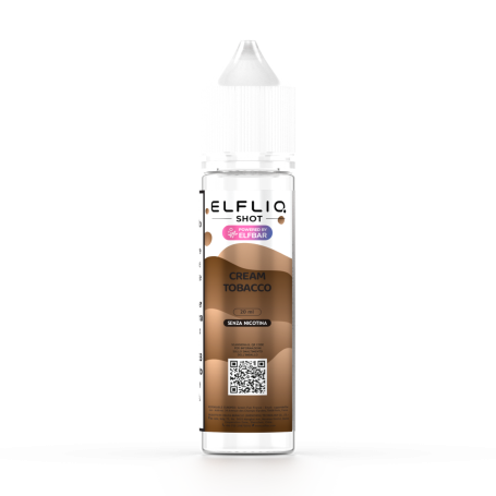ELFLIQ 20ML CREAM TOBACCO 0 MG MIX&VAPE