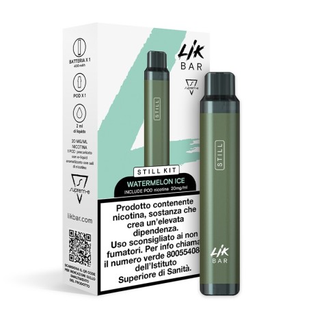 LIK BAR STILL KIT GREEN CON POD PRECARICATA WATERMELON 20 MG 2 ML 1 PCS