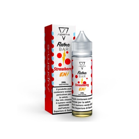 AROMA SUPREM-E SHOT 20 ML IN 60 ML STRAWBERRY ENERGY 0 MG MIX&VAPE 20 ML